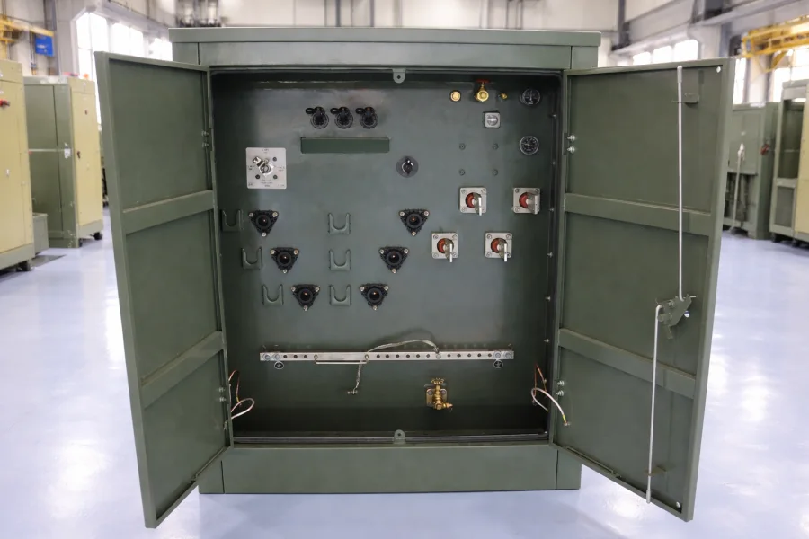 1000 kVA pad-mounted distribution transformer with medium-voltage primary up to 34.5 kV manufactured by Yawei Transformer