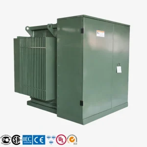 1500 kVA three-phase pad-mounted transformer for outdoor utility power distribution manufactured by Yawei Transformer
