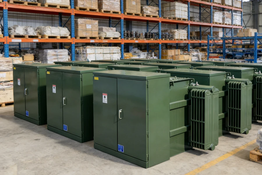 Outdoor 500 kVA pad-mounted transformer by Yawei Transformer for commercial and industrial power distribution