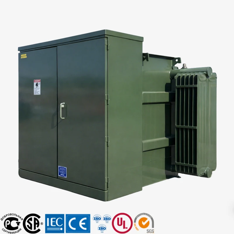 500 kVA pad-mounted distribution transformer manufactured by Yawei Transformer for outdoor power distribution