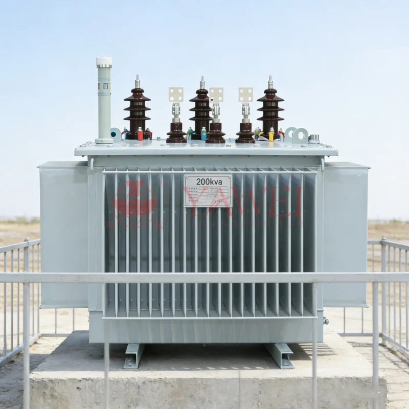 11kV 200kVA oil-filled distribution transformer manufacturer, factory and wholesale supplier for industrial, utility and substation projects by Yawei Transformer