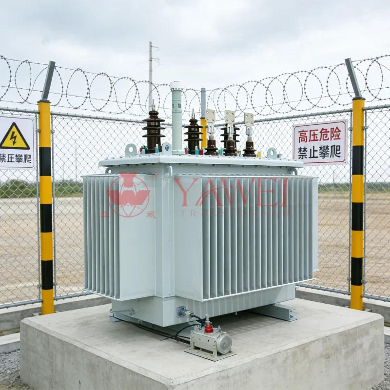 11kV 200kVA oil-filled distribution transformer for substation, factory and infrastructure projects, factory manufacturer and global wholesale supply by Yawei Transformer
