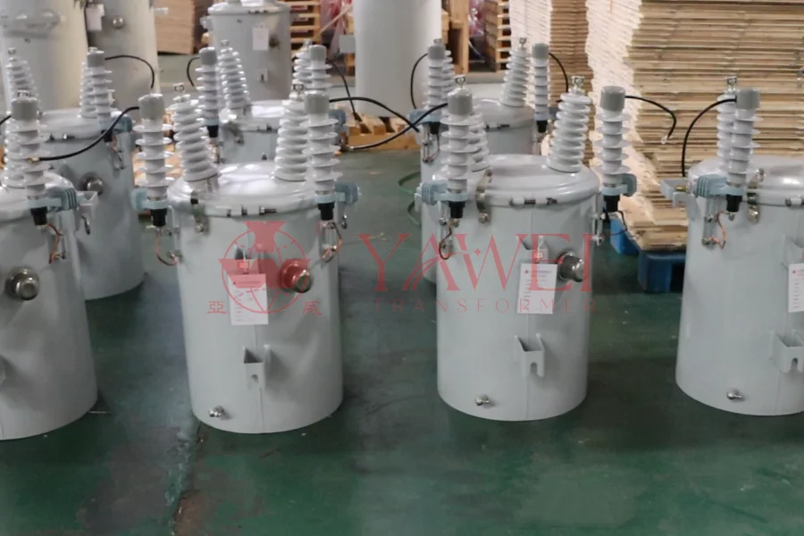 25 kVA Single Phase Pole Mounted Distribution Transformer Supplier - 7.2–13.8kV, 120/240V, CE, UL, CSA Certified, Global Wholesale
