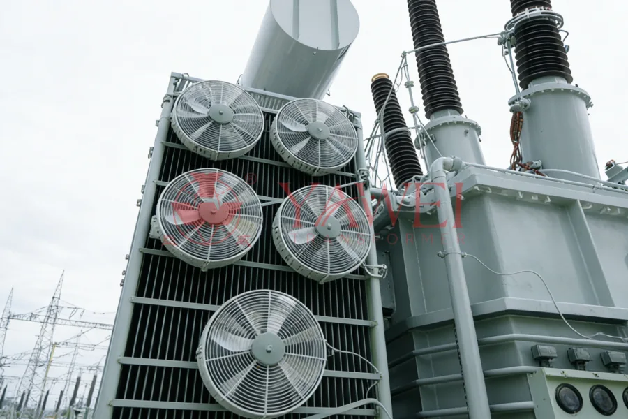 345 kV 63–400 MVA high voltage power transformer manufacturer for utility and substation projects, oil-immersed power transformer factory by Yawei Transformer, supporting custom voltage ratings up to 500 kV and capacities from 15 to 1200 MVA