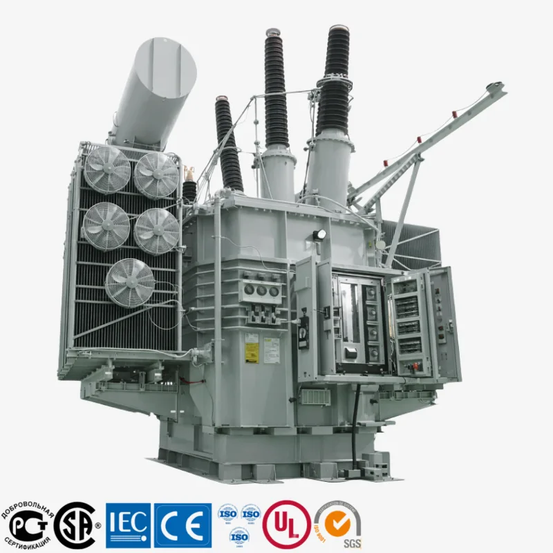 345 kV 63–400 MVA high voltage power transformer for utility and substation applications, oil-immersed design manufactured by Yawei Transformer, supporting custom voltage ratings up to 500 kV and capacities from 15 to 1200 MVA