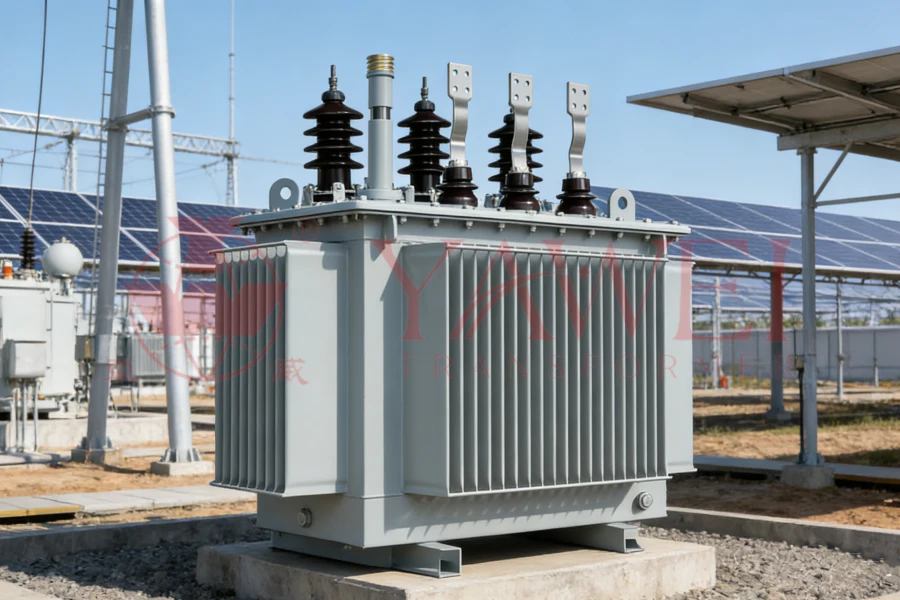 400kVA three-phase medium voltage oil-filled transformer for utility power projects, industrial and commercial distribution, customizable 6kV–35kV, 50–10000kVA, factory wholesale supply and global delivery by Yawei Transformer