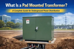 Pad mounted transformer for underground power distribution systems, 75–5000 kVA capacity, 5–35 kV medium voltage, manufactured by a China transformer factory
