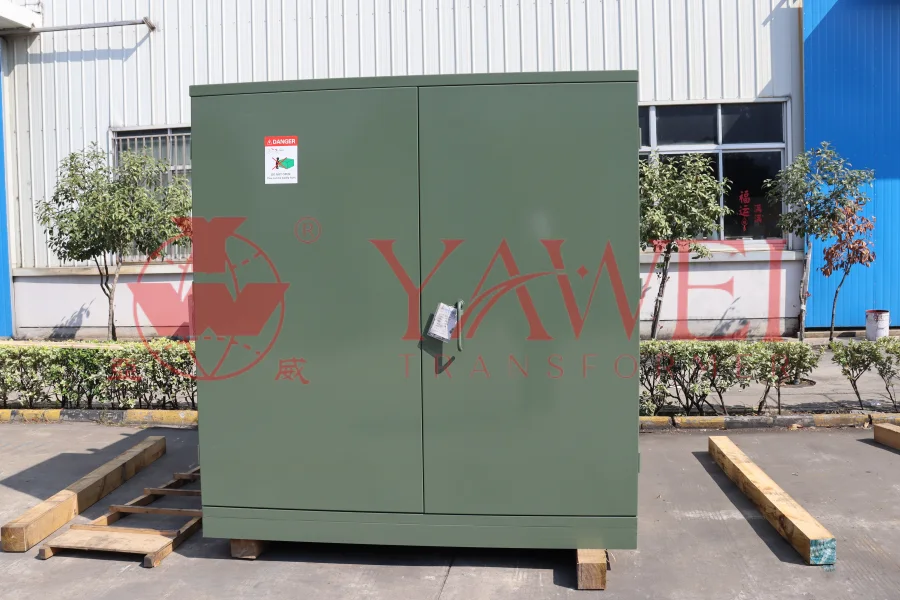Pad mounted transformer designed and manufactured for underground power distribution, covering capacity ranges from 75 kVA to 5000 kVA and medium voltage classes from 5 kV to 35 kV, supplied by a China transformer manufacturer for global wholesale markets