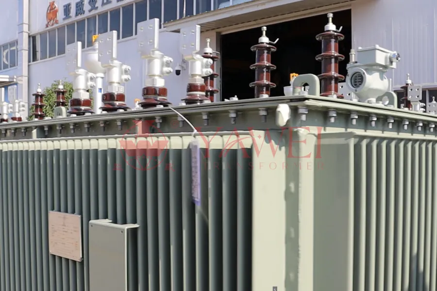 1000 kVA oil-immersed distribution transformer for industrial and utility applications 11kV to 400V by Yawei Transformer China