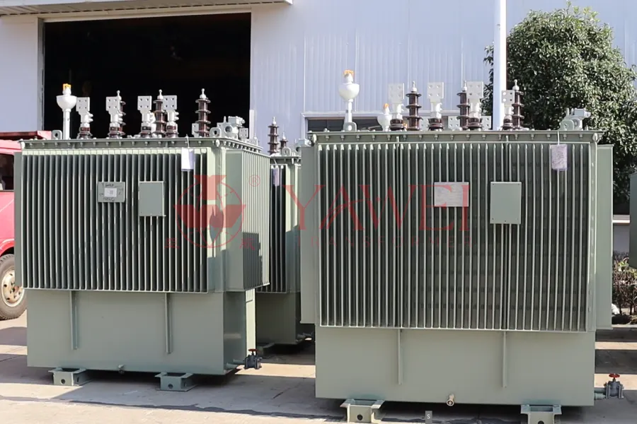 1000 kVA step-down transformer 11kV/33kV to 400V oil-immersed distribution transformer by Yawei Transformer China factory supplier
