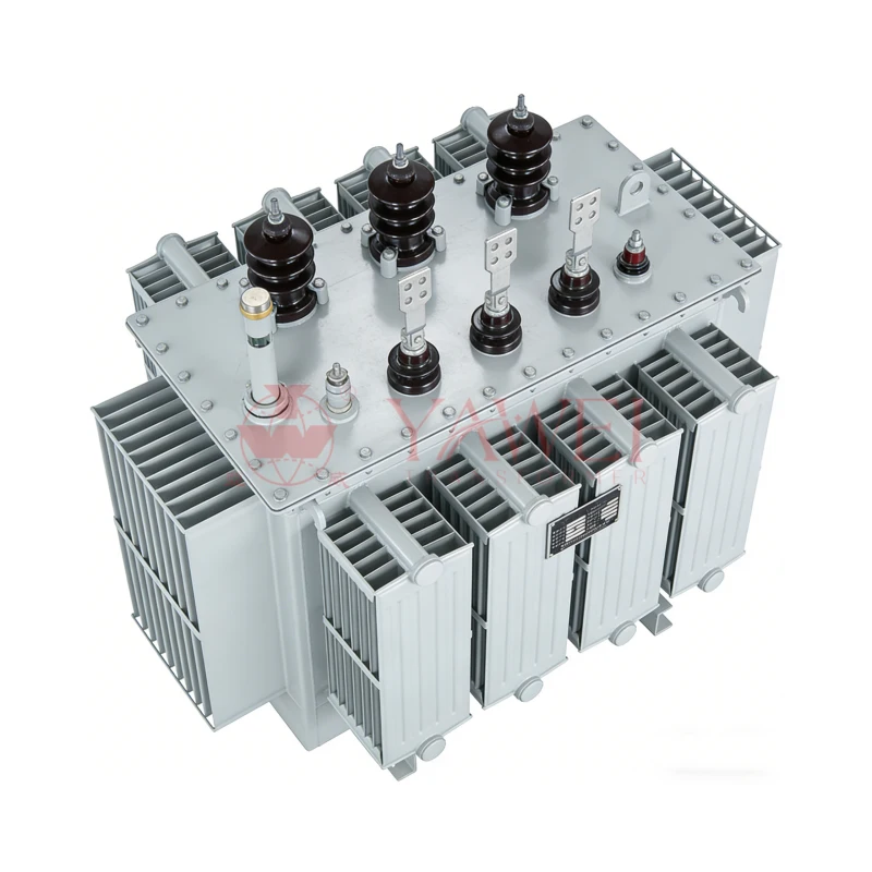 1250 kVA power distribution transformer by Yawei Transformer, suitable for indoor, outdoor, and substation installations in industrial, utility, and commercial applications