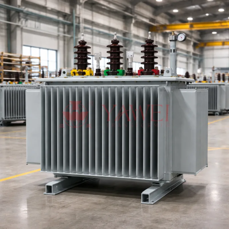 500 kVA 配電變壓器，用於太陽能發電系統和可再生能源項目，由中國四川亞威變壓器 OEM 供應商提供