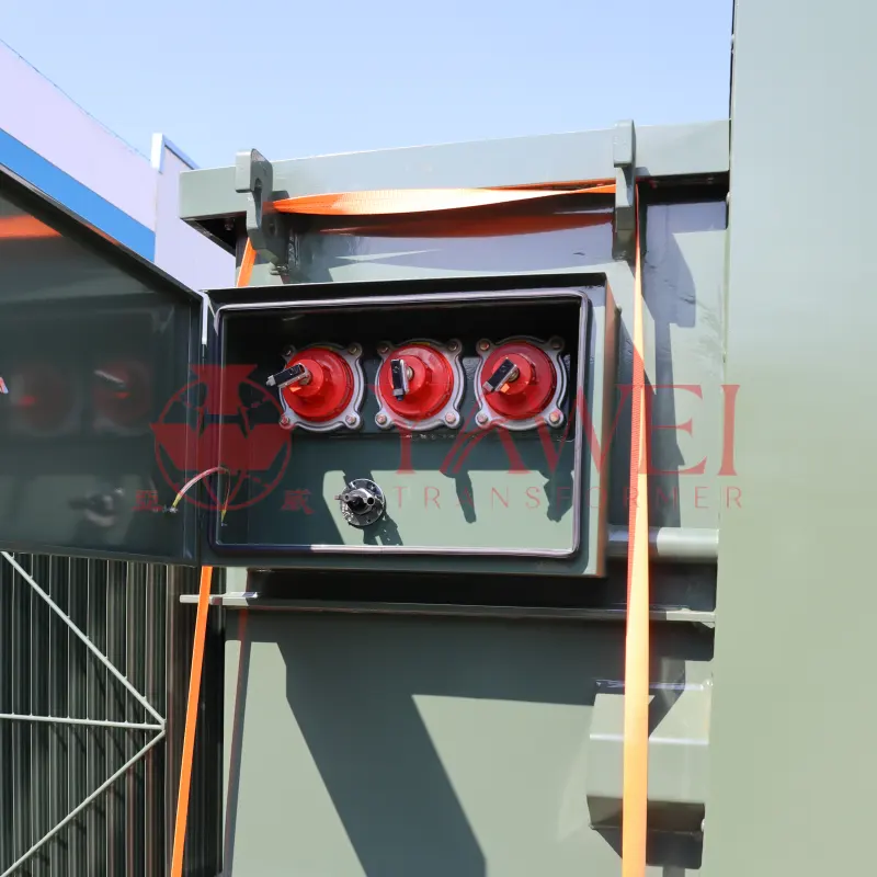 High-quality 750 kVA pad-mounted transformer for outdoor power distribution, manufactured in China by Sichuan Yawei Transformer, ideal for industrial, utility, and commercial applications.