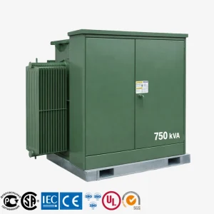 750 kVA pad-mounted transformer for utility and industrial applications, engineered in China by Sichuan Yawei Transformer, providing reliable, efficient, and durable medium-voltage power distribution.