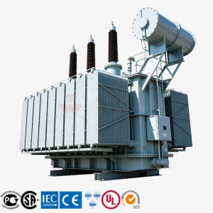 Yawei 50MVA 138kV high voltage power transformer manufactured at China factory, IEEE/ANSI compliant, CSA and UL certified for utility and industrial substations in North America, USA sales ready
