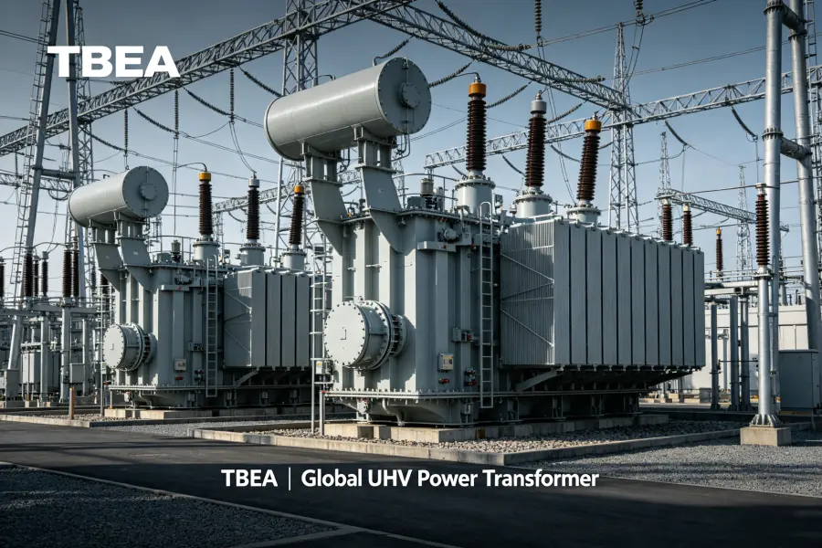 Компания TBEA Co., Ltd. производит трансформаторы сверхвысокого напряжения (СВН), демонстрируя силовые трансформаторы 10 кВ-1000 кВ и преобразовательные трансформаторы постоянного тока ±1100 кВ для национальных сетей и систем передачи электроэнергии на большие расстояния.