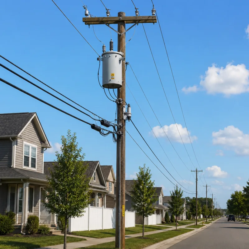 ANSI IEEE Standard Single Phase Pole Mounted Transformer for Utility Overhead Distribution Networks Pole Type Distribution Transformer Factory Wholesale 10kVA 15kVA 25kVA 37.5kVA 50kVA 75kVA 100kVA 167kVA Primary Voltage 4.16kV 7.2kV 12.47kV 13.2kV 25kV Secondary Voltage 120/240V 208V Oil Immersed Outdoor Transformer Yawei Transformer
