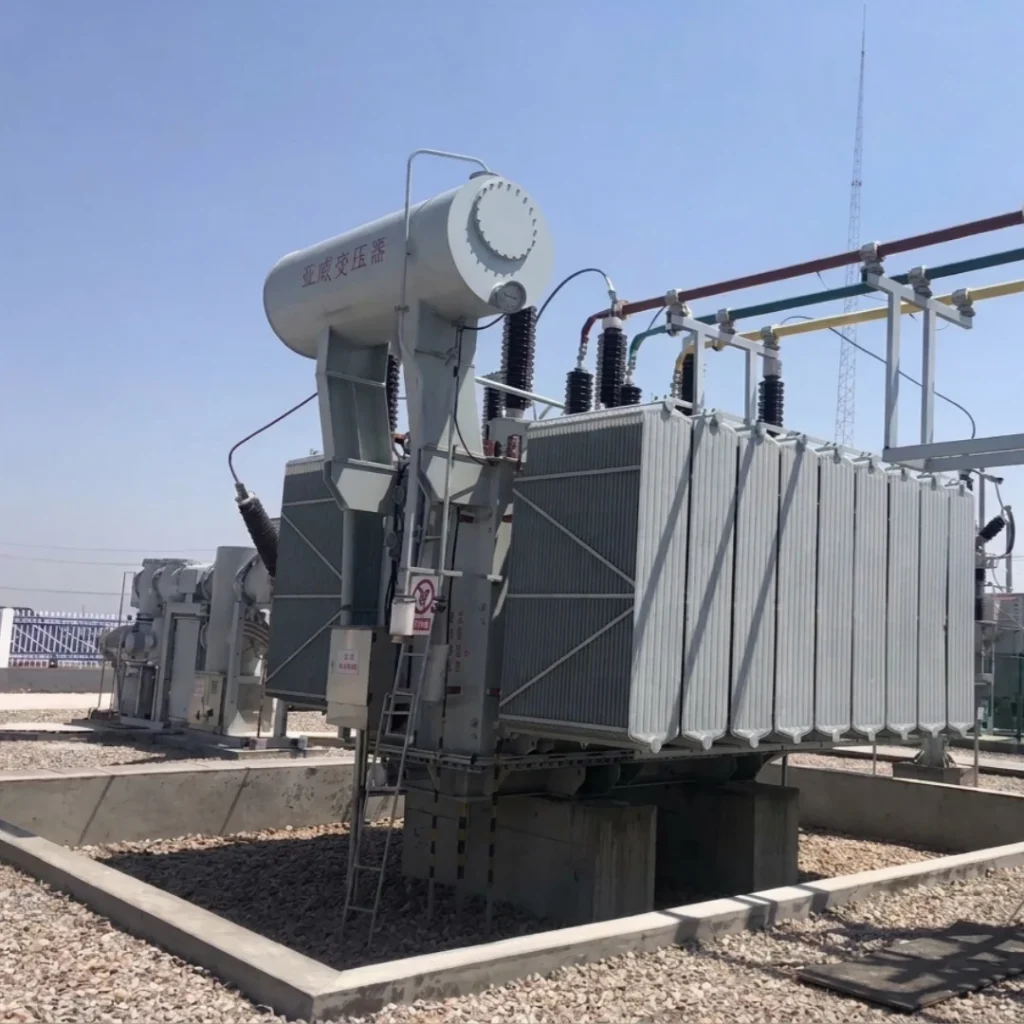 Fishery solar project 120MW step-up power transformer substation featuring 50MVA and 80MVA transformer units, designed for utility-scale photovoltaic power generation, voltage transformation, and grid interconnection in renewable energy applications.