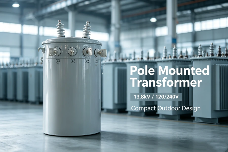 25kVA 50kVA 100kVA 250kVA 500kVA Pole Mounted Distribution Transformer Manufacturer Factory in China Providing Custom Utility Power Transformers with CSA UL CE Certification for Global Electrical Distribution Systems