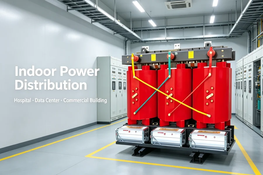 Indoor Dry Type Distribution Transformer Manufacturer Factory in China Providing High Efficiency Medium Voltage Transformers with CSA UL CE Certification for Factories Buildings Data Centers and Commercial Power Applications