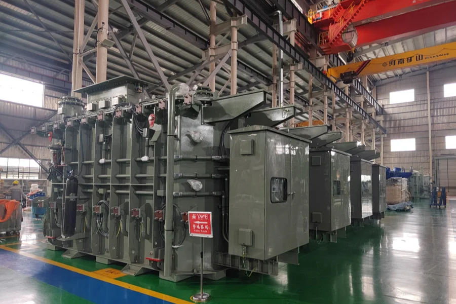Oil-immersed utility power transformer with advanced OLTC technology manufactured by Yawei Transformer, a leading China power transformer manufacturer, supplier and factory. Custom wholesale oil-filled power transformers from 10MVA to 500MVA, voltage ratings from 35kV to 500kV, engineered for utility substations, transmission networks, renewable energy integration and large-scale grid expansion projects with IEC 60076, ANSI and IEEE compliance.