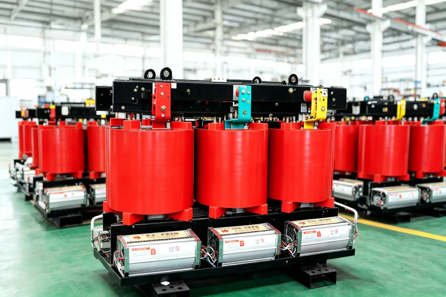 High quality cast resin dry type transformer for medium voltage power distribution, featuring epoxy resin insulation, copper windings, advanced coil construction, and robust transformer design for industrial and commercial electrical applications by Yawei Transformer.