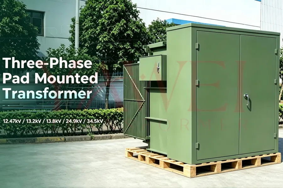JSYW Pad Mounted Transformer three phase ANSI IEEE distribution transformer factory shipment
