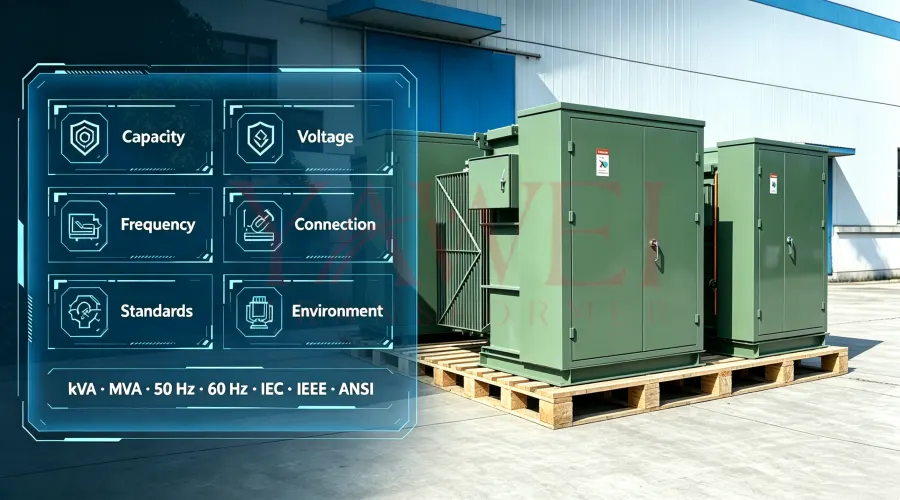 JSYW Yawei transformer technical specification checklist for power transformer procurement and selection guide