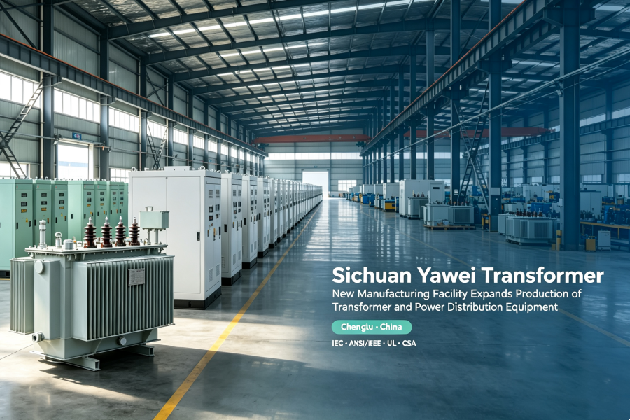 Sichuan Yawei Transformer new manufacturing facility expanding production of transformers and power distribution equipment